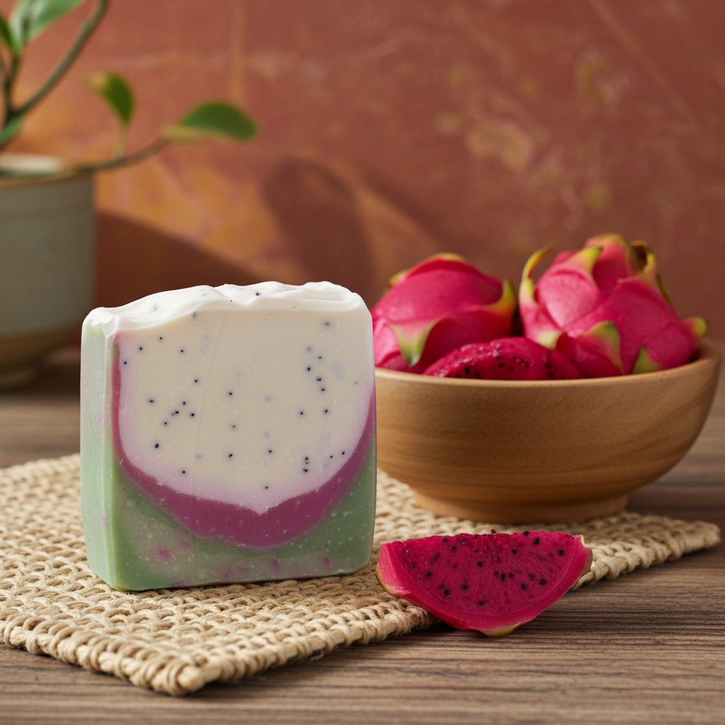 Savon artisanal à la poire et la pitaya – Image 5