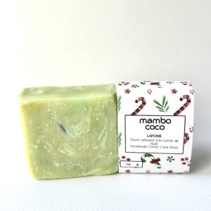 Savon artisanal à la canne de Noël de Mambo Coco